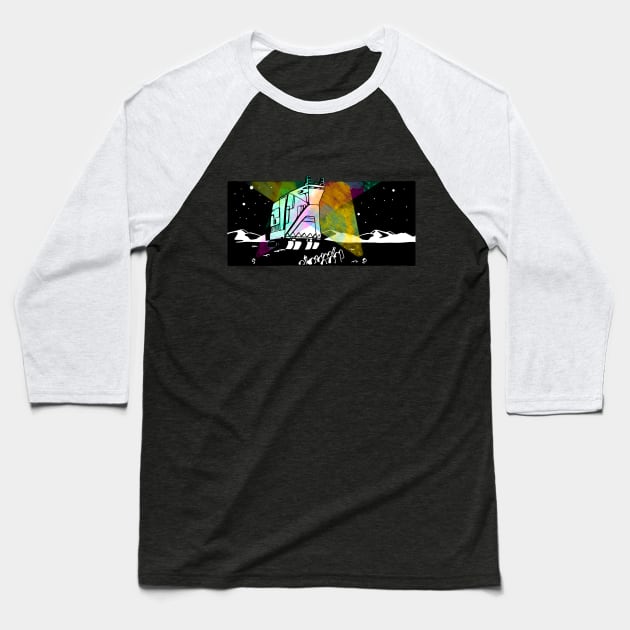 Sand Crawler Rave Baseball T-Shirt by Izzy Peters